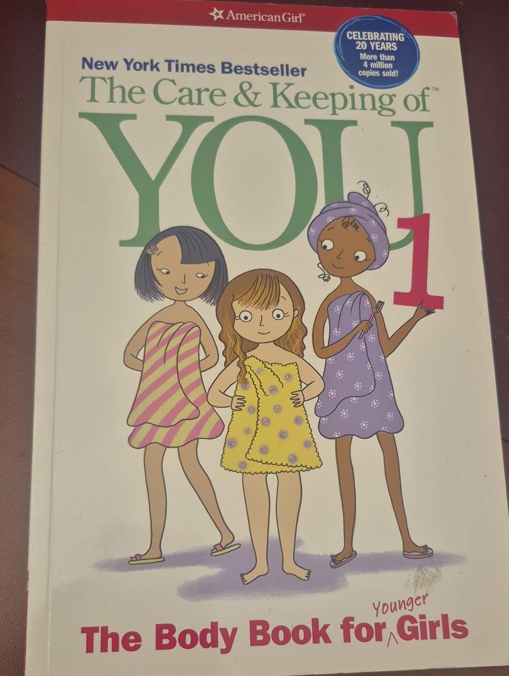 American Girl The Care & Keeping of You 1 — Green, Pink, Yellow & Purple Cover